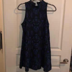 Free People High-Neck Floral Dress